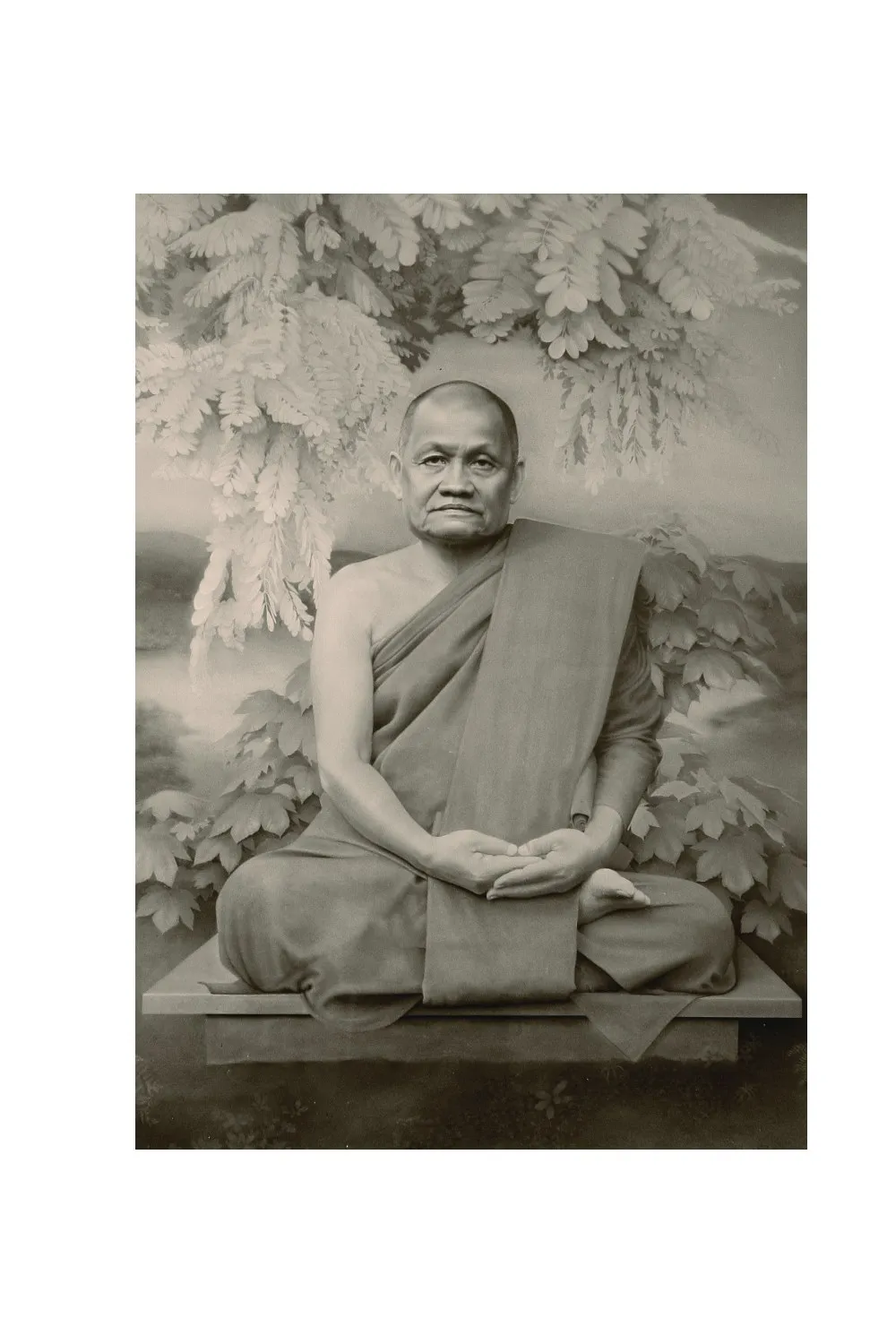 Chân dung Ajahn Chah trong sách The Collected Teachings of Ajahn Chah