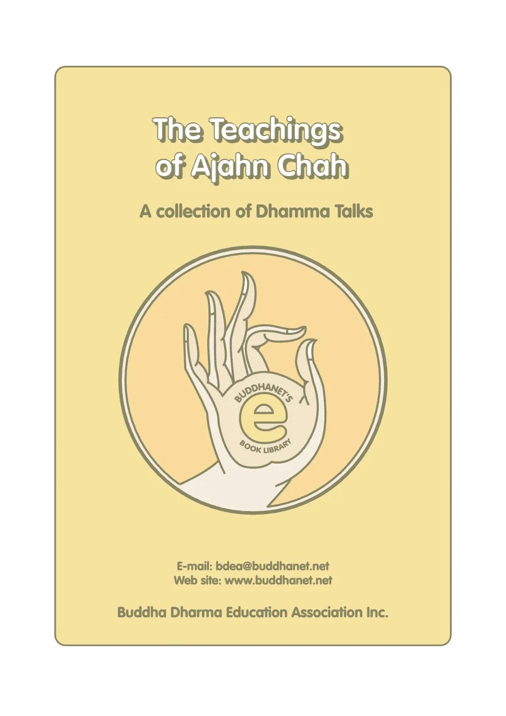 Bìa sách The Teachings of Ajahn Chah